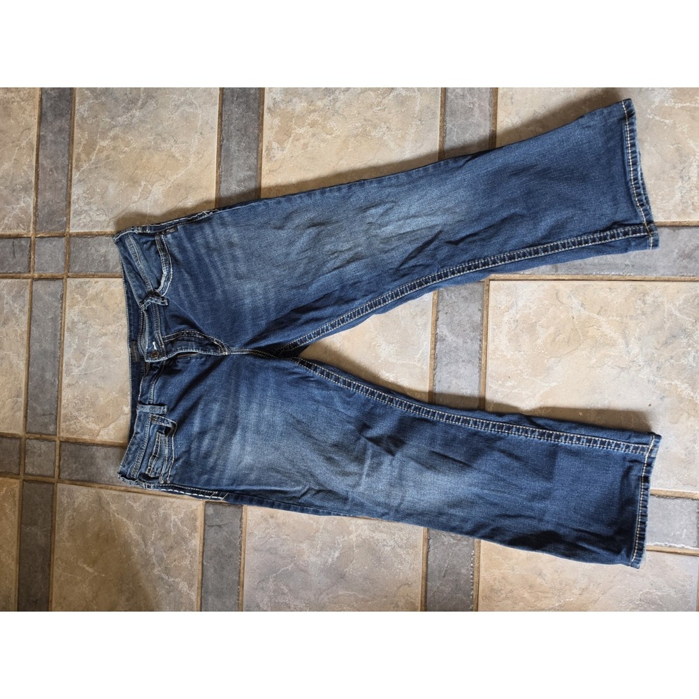 SILVER JEANS SUKI FLUID DENIM CAPRI JEANS SIZE 20w/L33